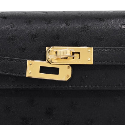 Kelly 25 鸵鸟黑 GP K 印章