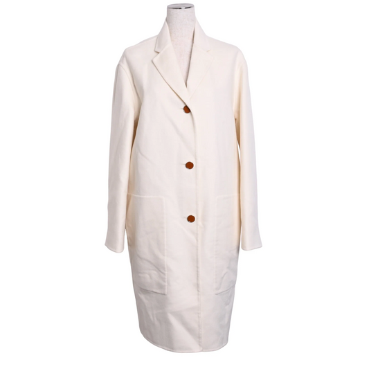 Chester coat, cashmere, white, 38