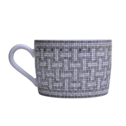 モザイク24　ヴァンキャトル　ティーカップ＆ソーサー　ペア　プラチナ