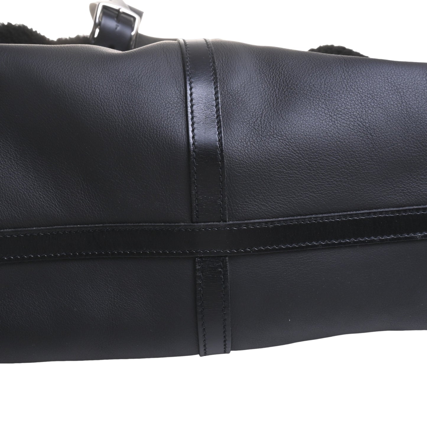 エトリヴィエール　ショッピングアビエイター　トリヨンクリストバル　ムートン　ブラック　SS　C刻印