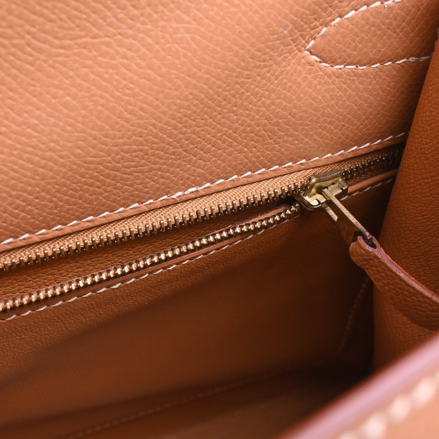 Kelly 28 Kushbell Toile Ash Gold GP □F engraved