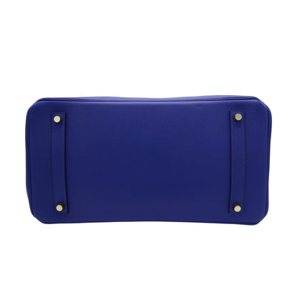Birkin 35VeauEpsomBlue Royale GP CStamp