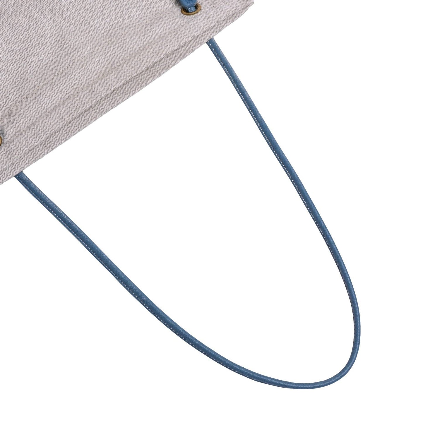 アリーヌGM　トワルシェブロン　アイボリー　ブルージーン