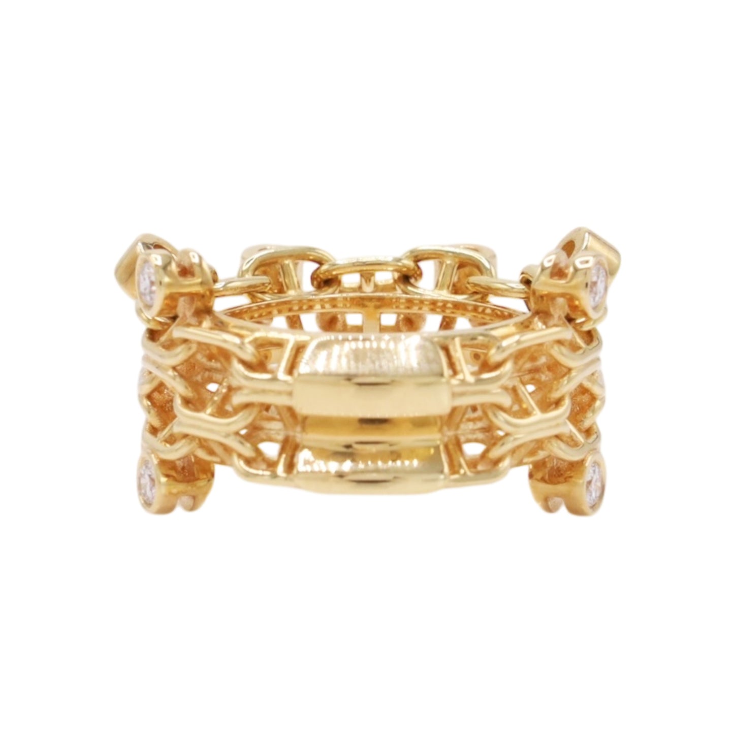 Chaine d'Ancre Calypso Diamond Ring YG 51