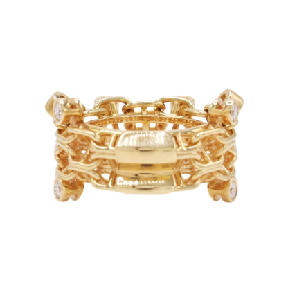 Chaine d'Ancre Calypso Diamond Ring YG 51