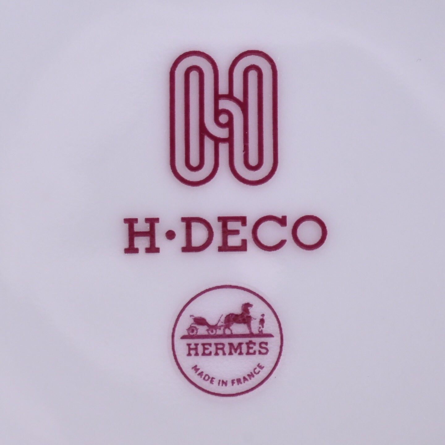 アッシュデコ　ティーカップ＆ソーサ―　ペア　ルージュ