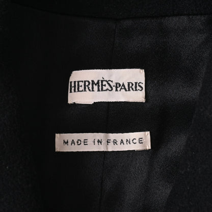 ベルテッドコート　カシミヤ　ブラック　40