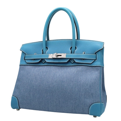 Birkin 30 Toile Jean Togo 蓝色牛仔裤 SS □F刻印
