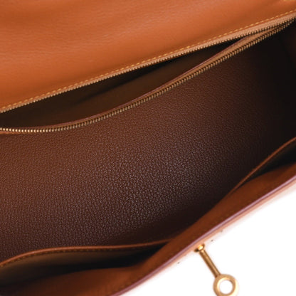 Kelly 32 Calf Toile Ash Gold GP 〇Z engraved