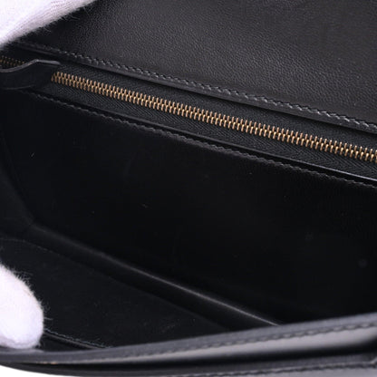 メドール　クラッチバッグ　ボックスカーフ　ブラック　GP　〇X刻印