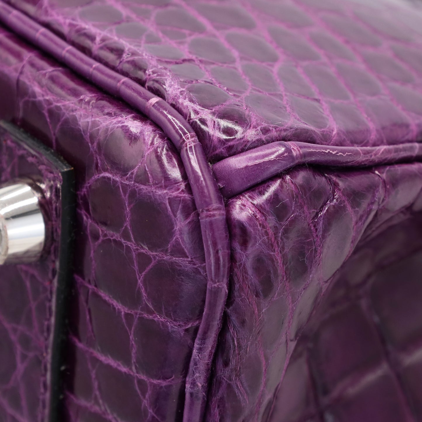 Birkin 25 尼罗紫水晶 SS XStamp