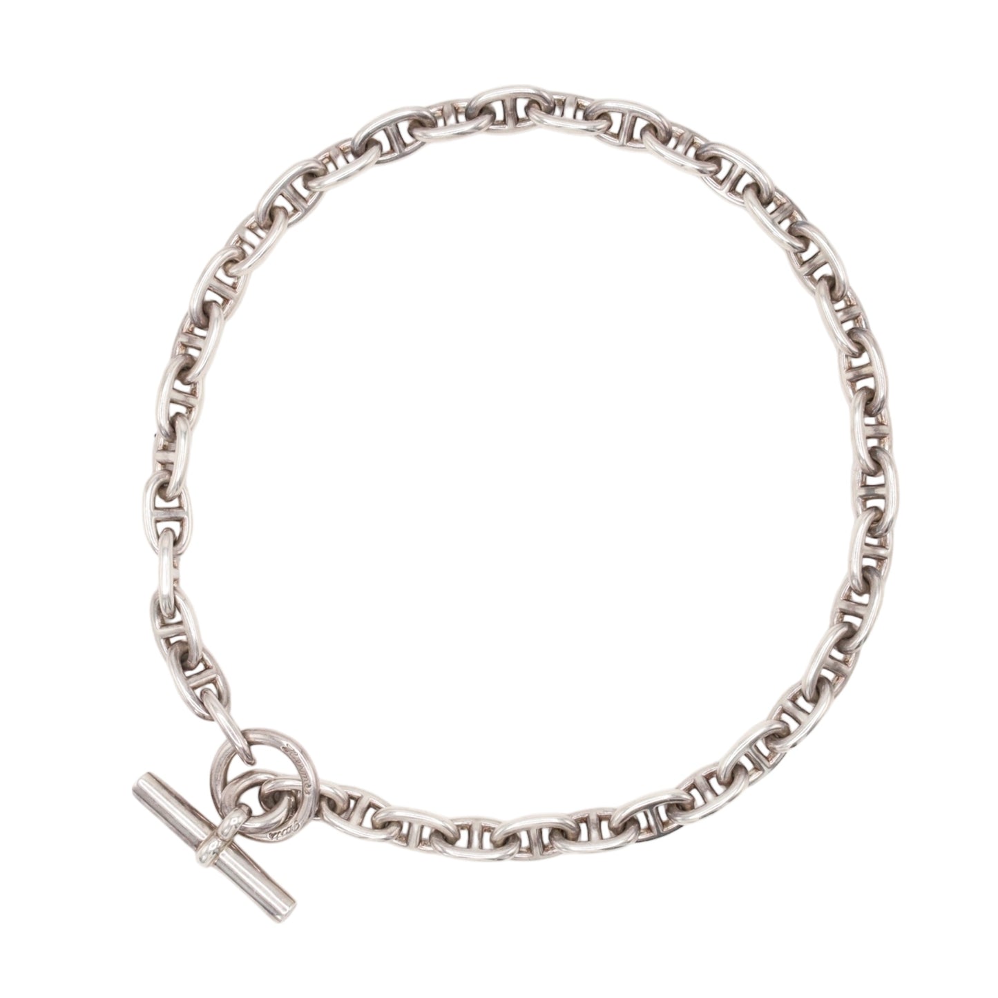 シェーヌダンクルMM　38LINK　ネックレス　筆記体　SV