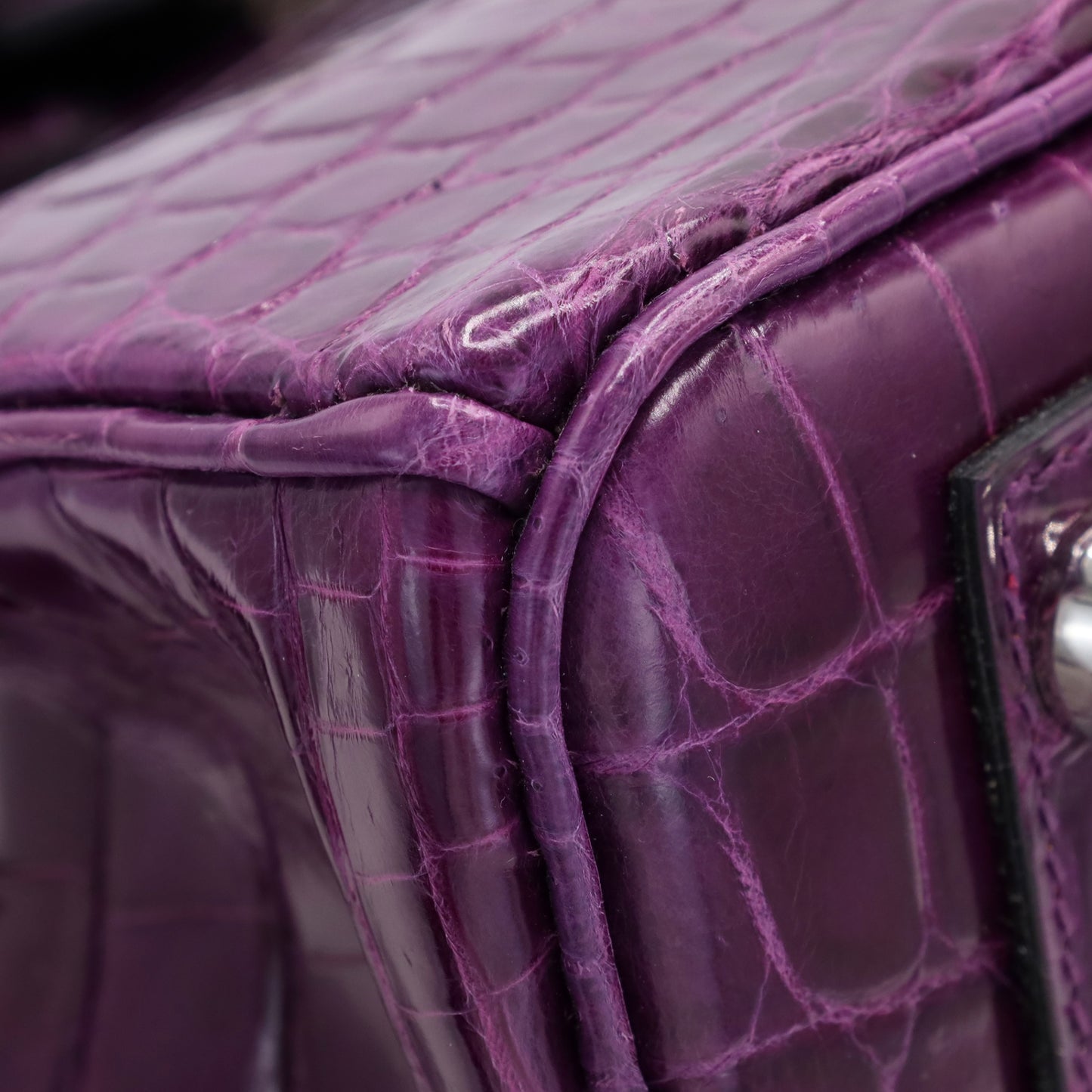 Birkin 25 尼罗紫水晶 SS XStamp