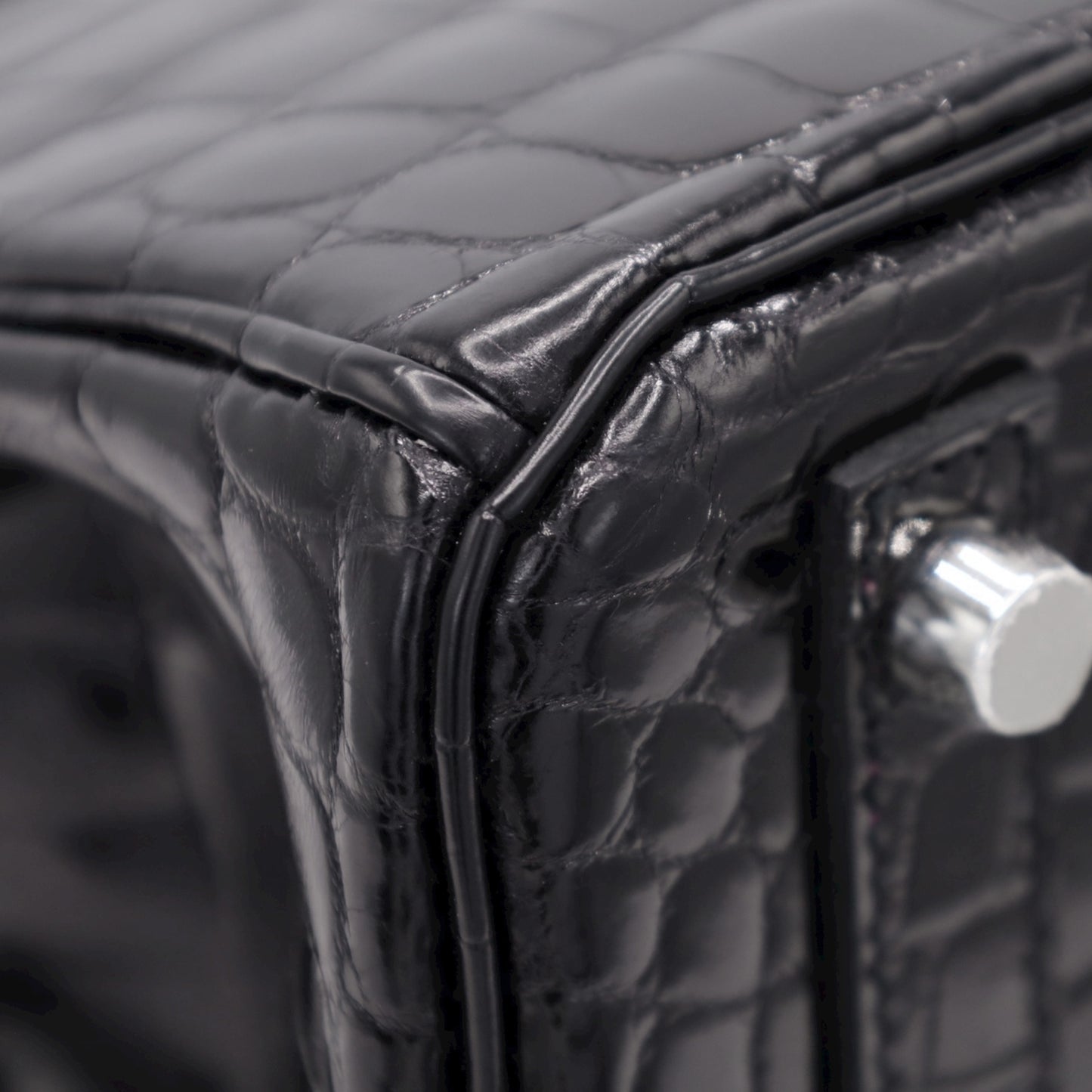 バーキン25　ニロティカス　ブラック　SS　D刻印