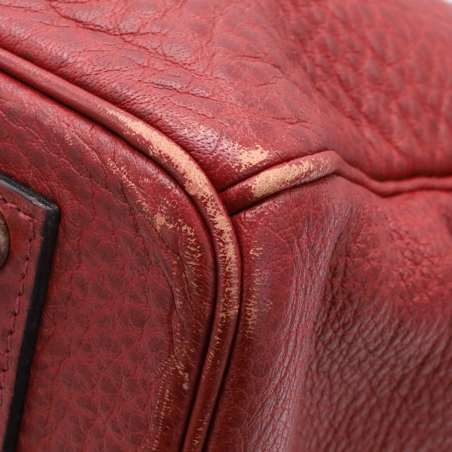 Birkin 45 Long Shoulder Buffle Skipper Rouge Ash SS □DStamp