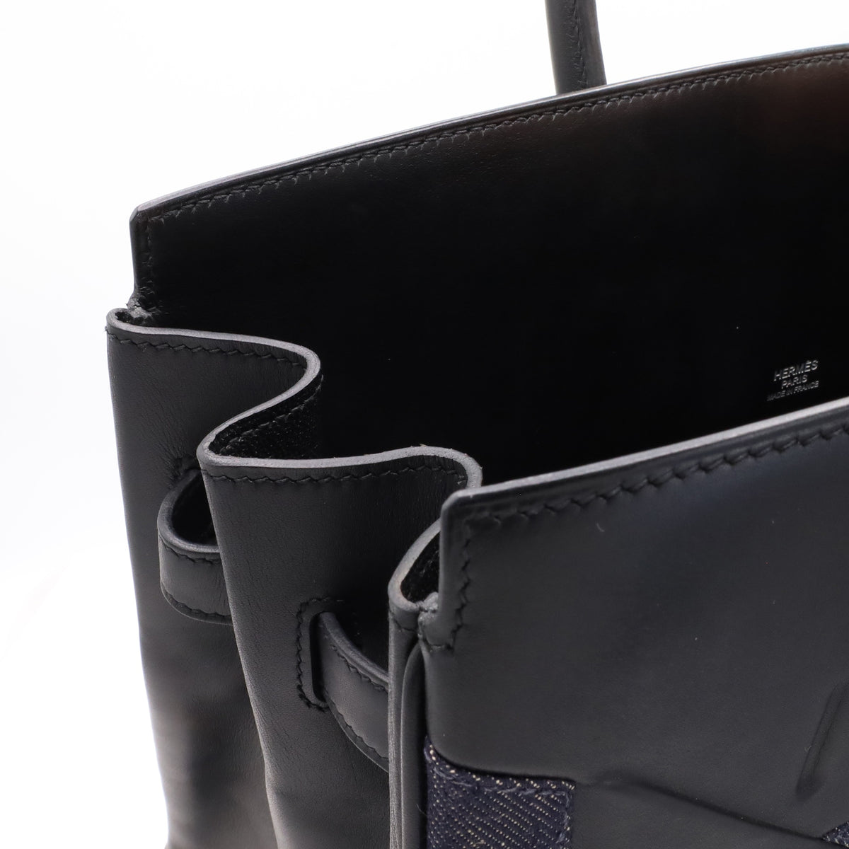 Shadow Birkin 35VeauBarenia Denim Black SS □NStamp