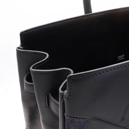 Shadow Birkin 35VeauBarenia Denim Black SS □NStamp
