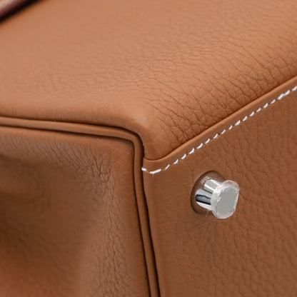 Kelly 25 Togo Gold SS W engraved