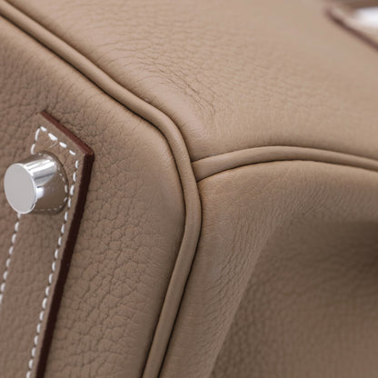 バーキン25　トゴ　エトゥープ　SS　Ｗ刻印