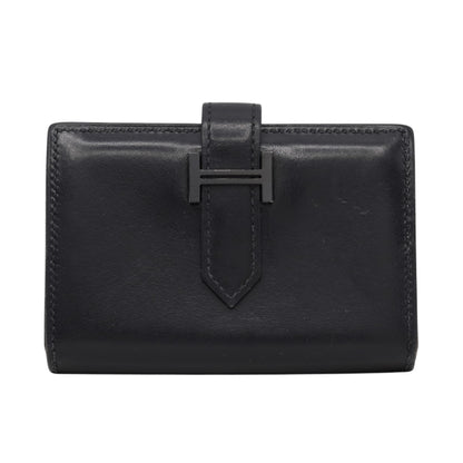 ベアン　ミニ　ボックスカーフ　ブラック　ソーブラック　B刻印