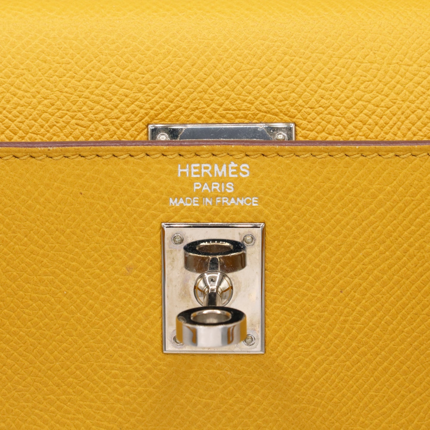 Kelly 25 Vaux Epson Jaune Ambre SS C刻印