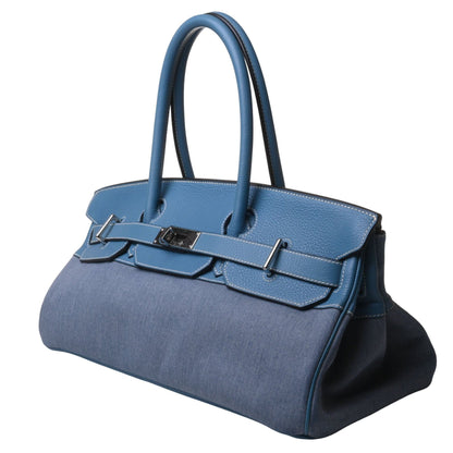 Shoulder Birkin Torillon Clemence Denim Blue Jean SS □K engraved
