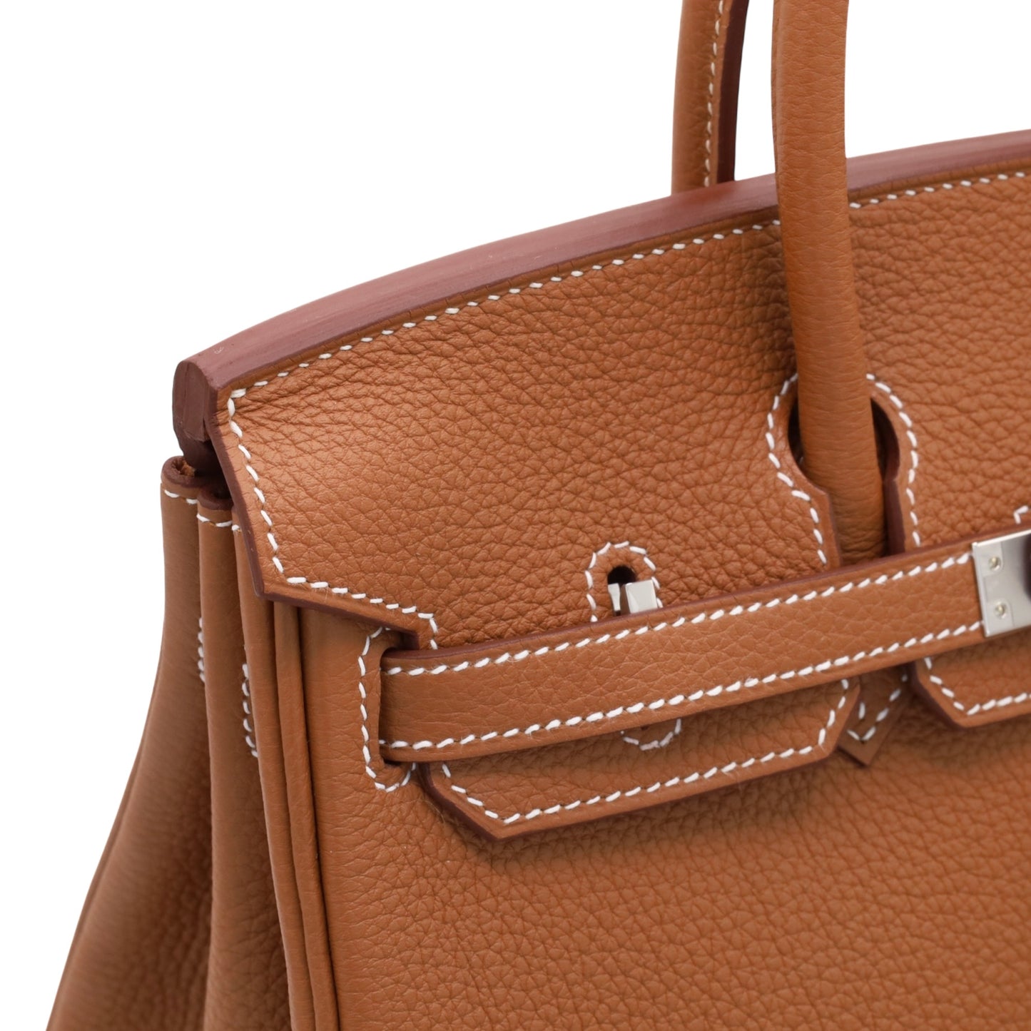 Birkin 25 Togo Gold SS K stamp
