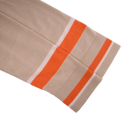 一件斜纹夹层Exlibris羊绒丝绸米色34