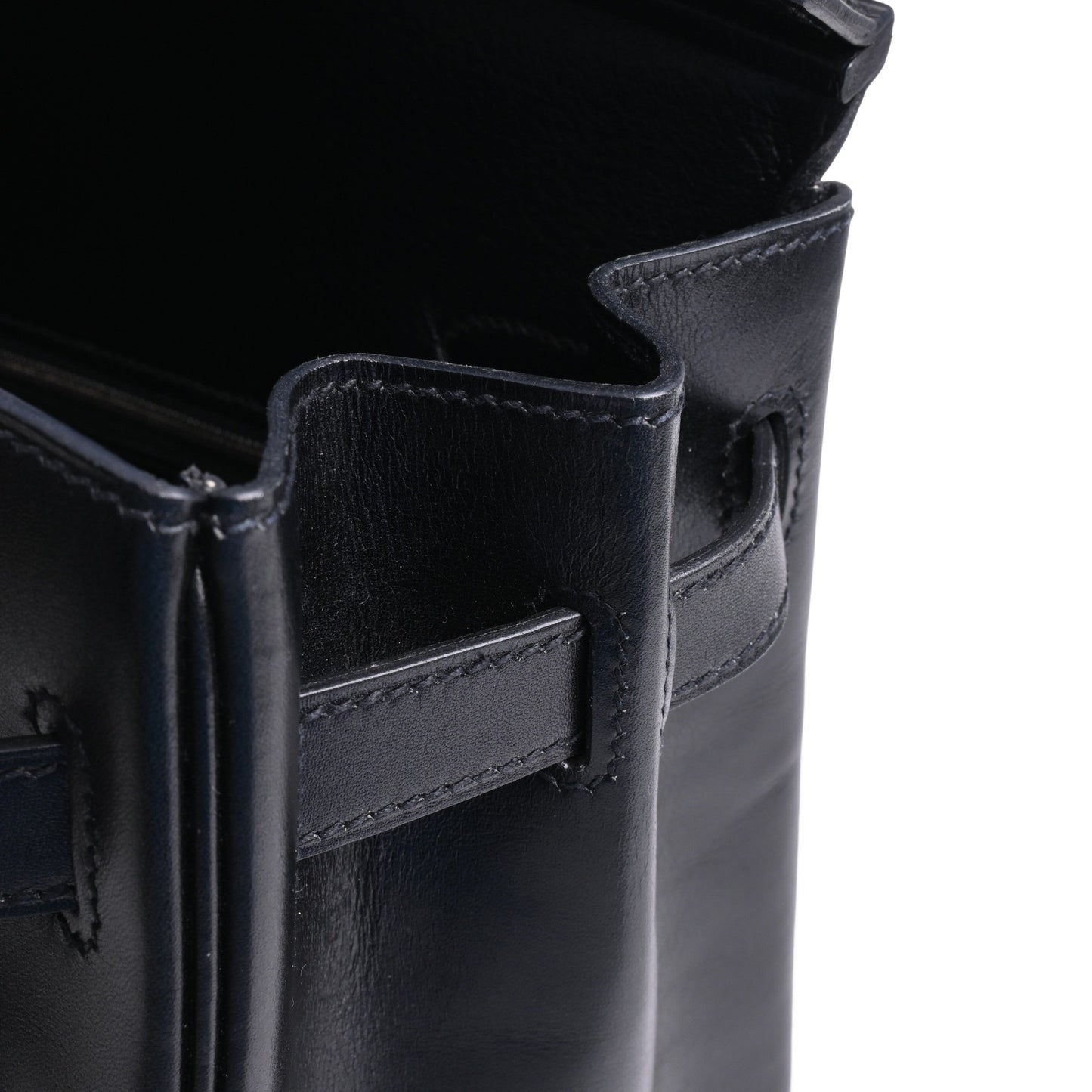 Birkin 30 Saw Black Box Calf □N Engraved