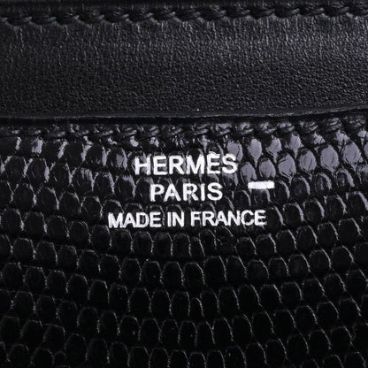 コンスタンスミニ　リザード　ブラック　ルテニウム金具　□I刻印