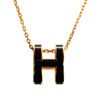 Pop Ash Necklace Black GP