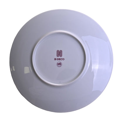 アッシュデコ　ディナープレート　ペア　ルージュ　ブラック