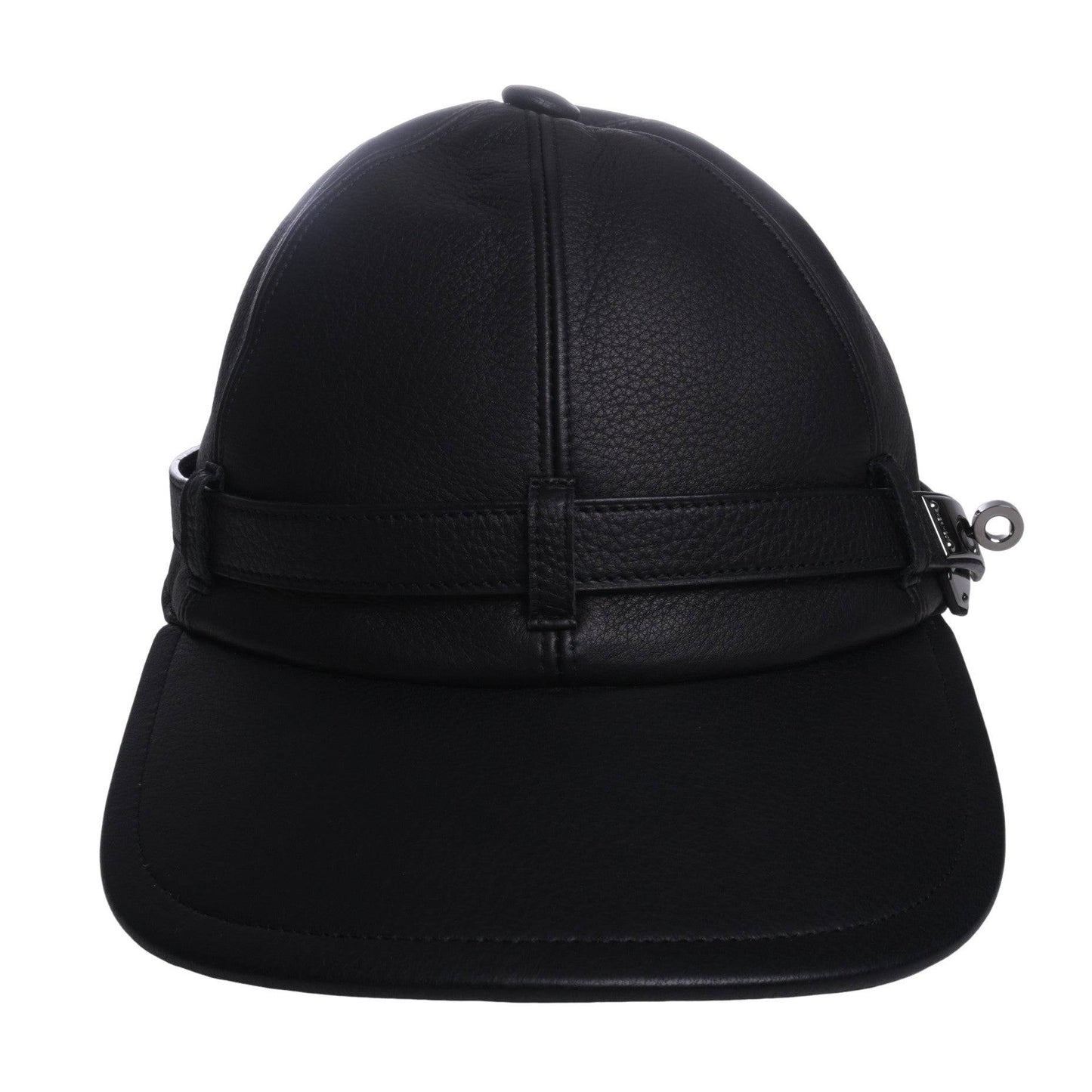 Cap Leather Black Kelly Metal Fittings SS M