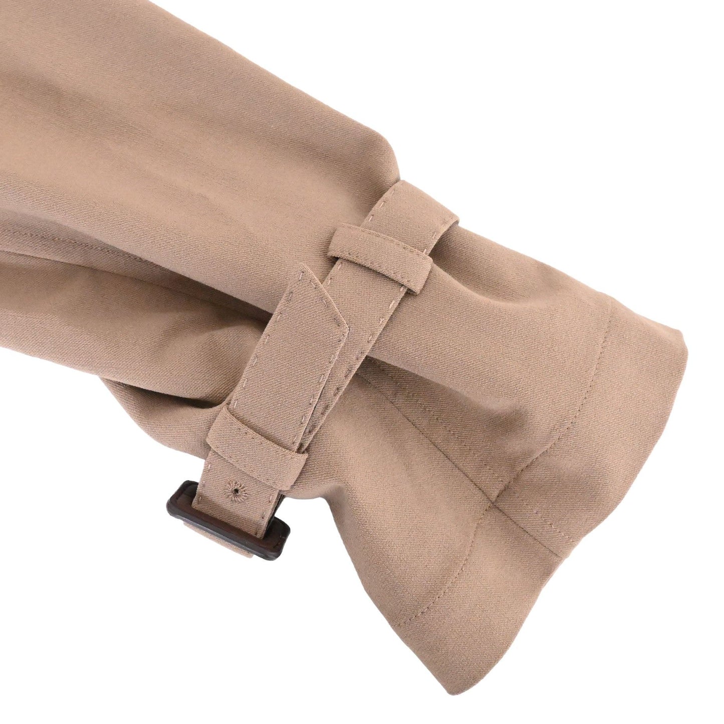 トレンチコート　ウール混　ベージュ　42