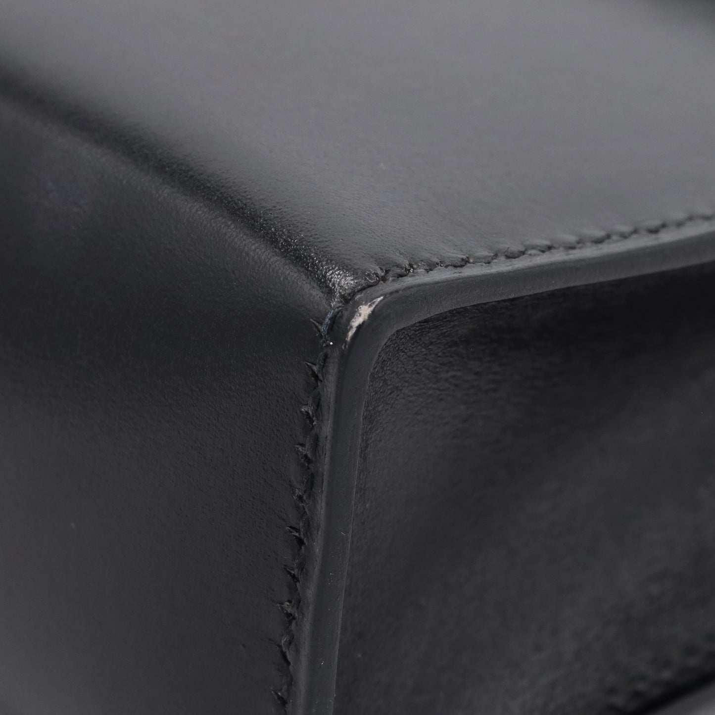 ケリーエラン　ボックスカーフ　ブラック　GP　□D刻印