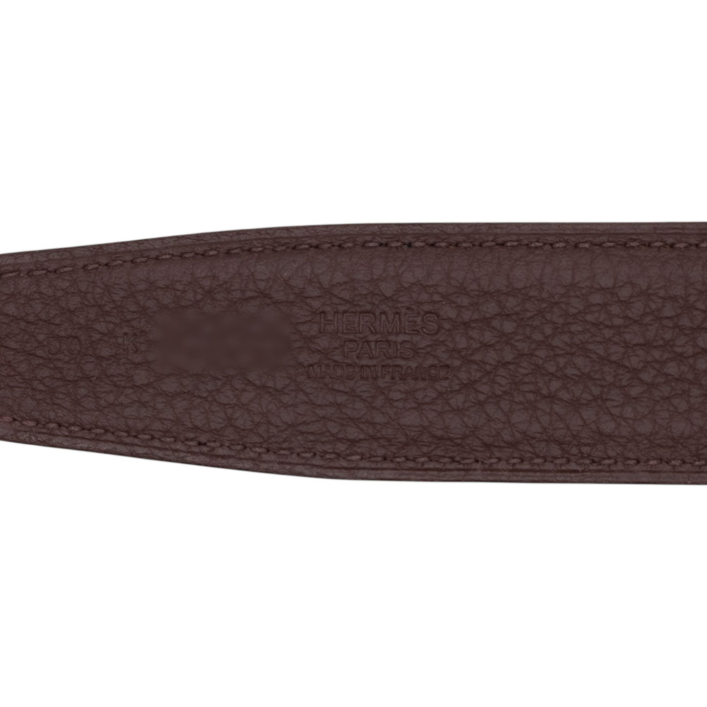 Constance belt 90BoxCalfBlack Chocolate So Black KStamp