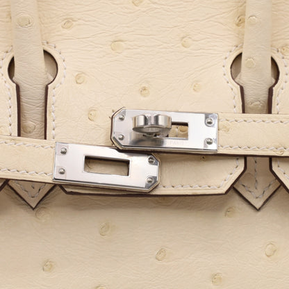 バーキン25　オーストリッチ　ナタ　SS　U刻印