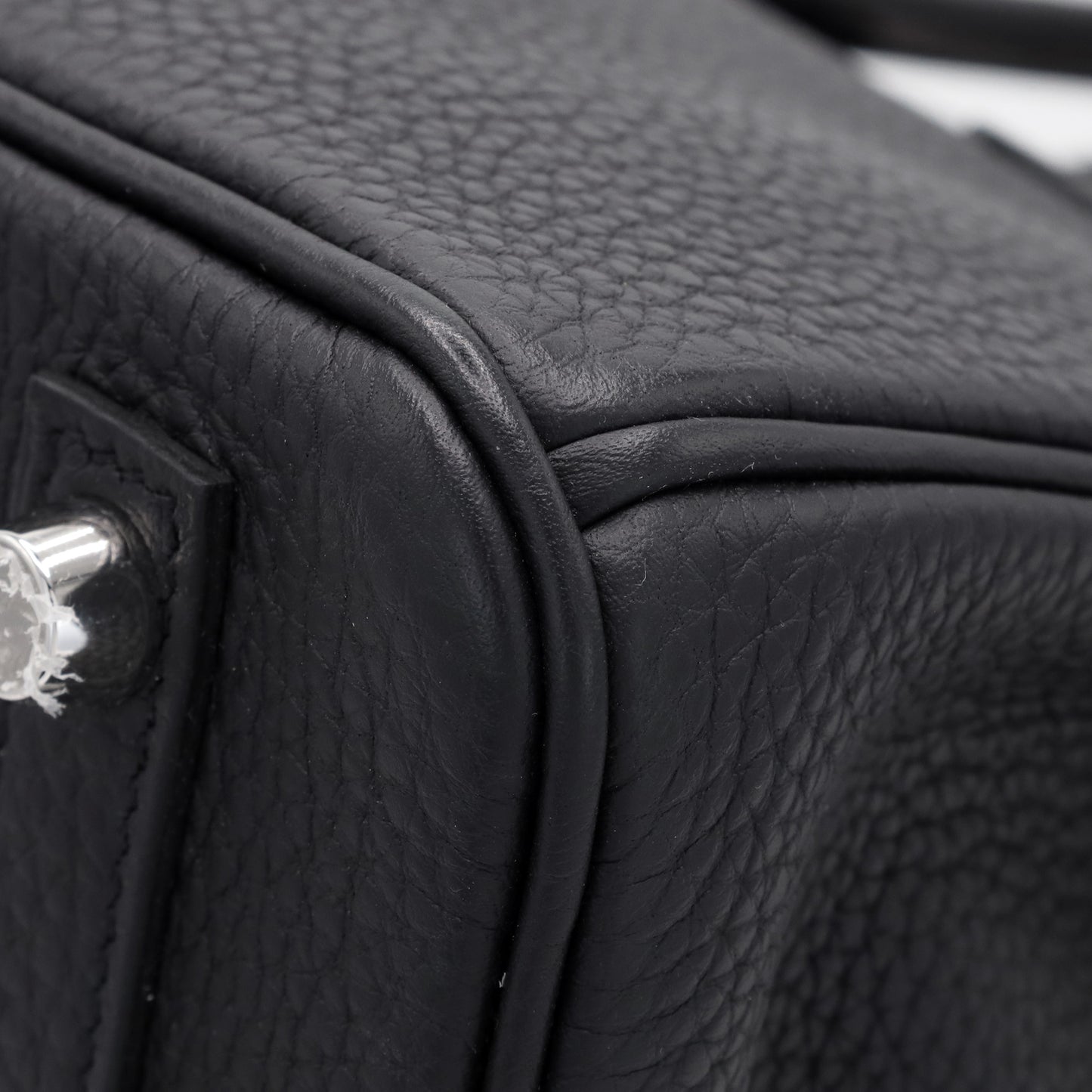 Birkin 25 Touch Alligator Togo Black SS UStamp