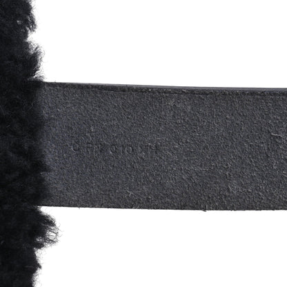 エトリヴィエール　ショッピングアビエイター　トリヨンクリストバル　ムートン　ブラック　SS　C刻印