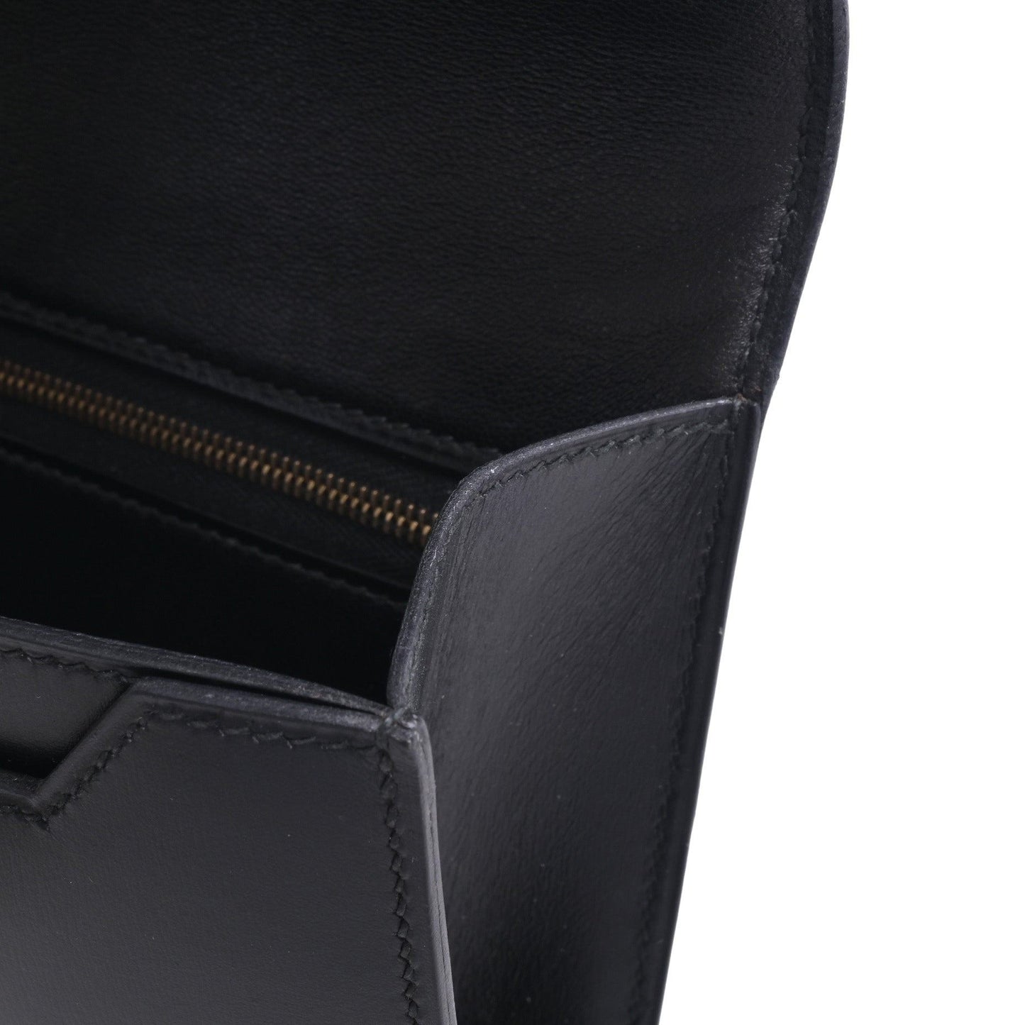 メドール　クラッチバッグ　ボックスカーフ　ブラック　GP　〇X刻印