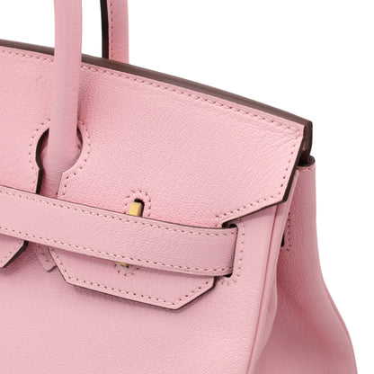 バーキン30　シェーブル　ローズサクラ　GP　X刻印