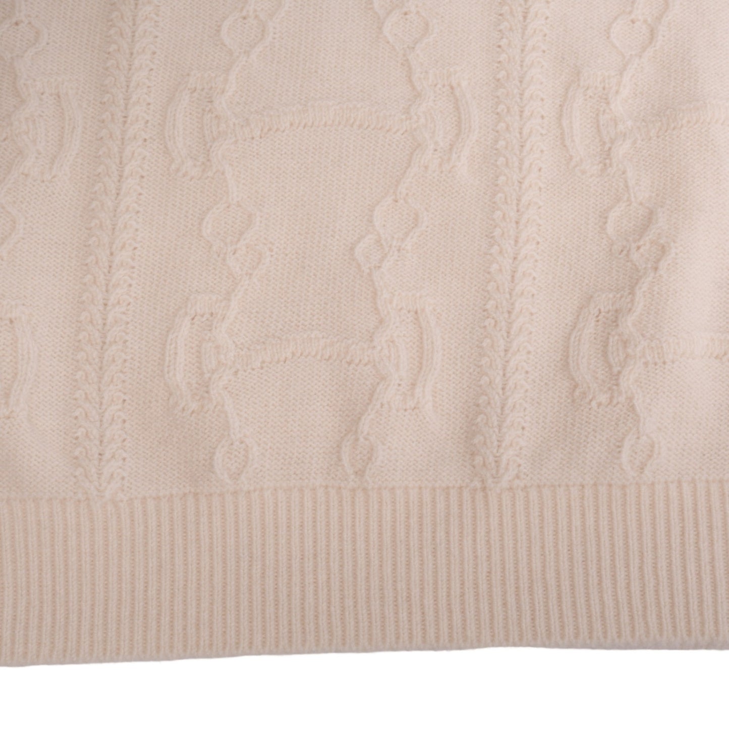 半袖针织羊毛白色42