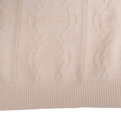 半袖针织羊毛白色42