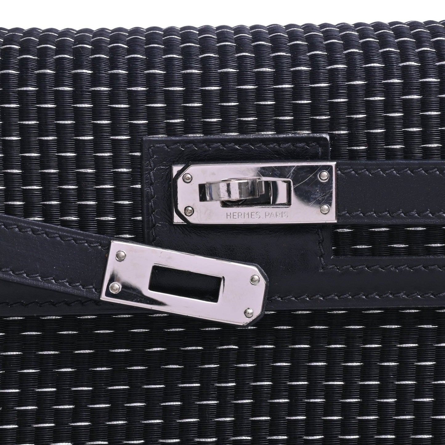 Kelly 25 Metal Crinorun Box Calf Black SS □C Engraved