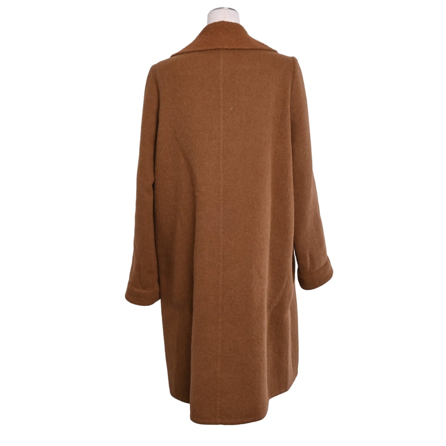 チェスターコート　アルパカ混　ブラウン　40