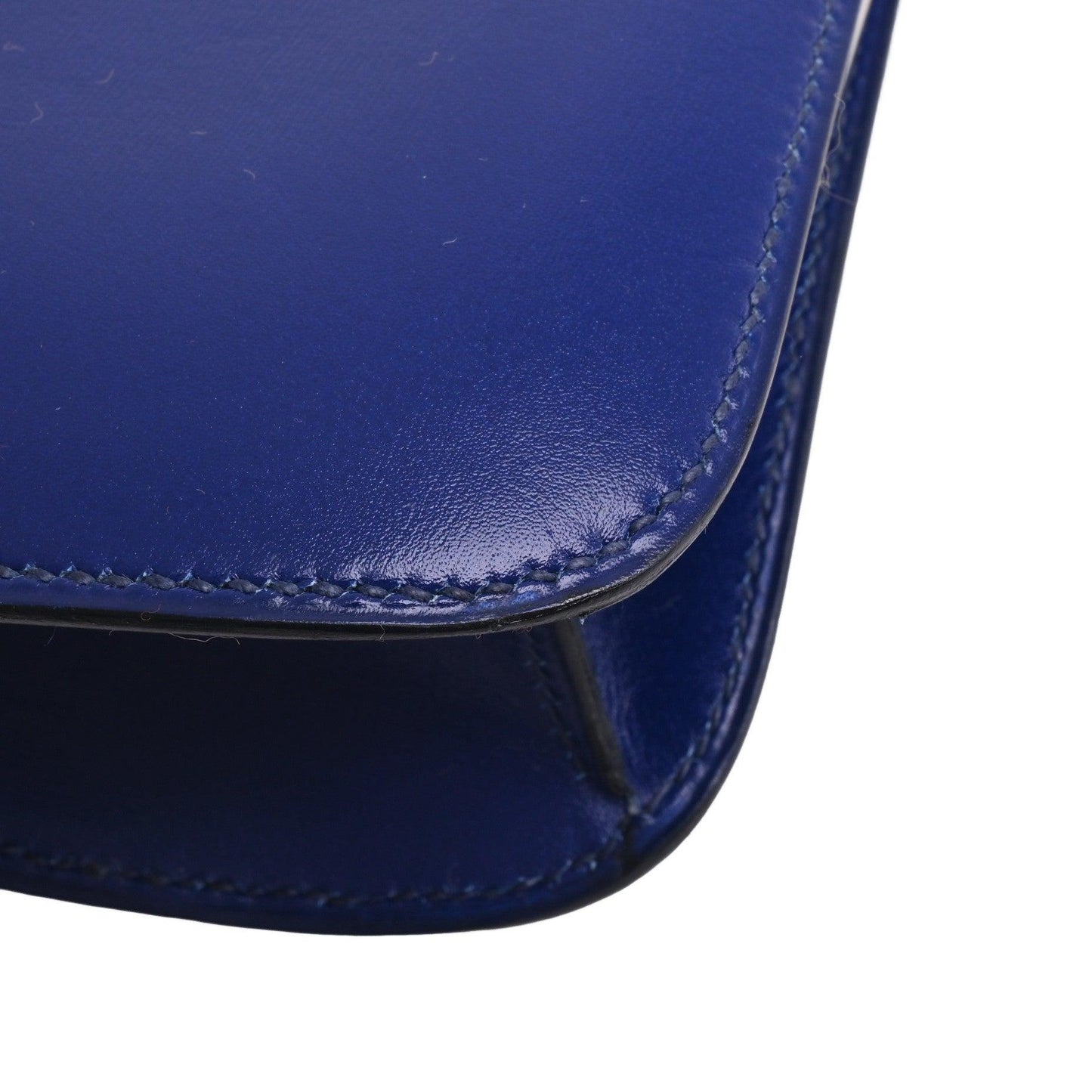 サックアマリース　フランス国旗　ボックスカーフ　ブルー　〇S刻印