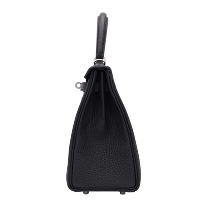 Kelly 25 Togo Black SS K stamp