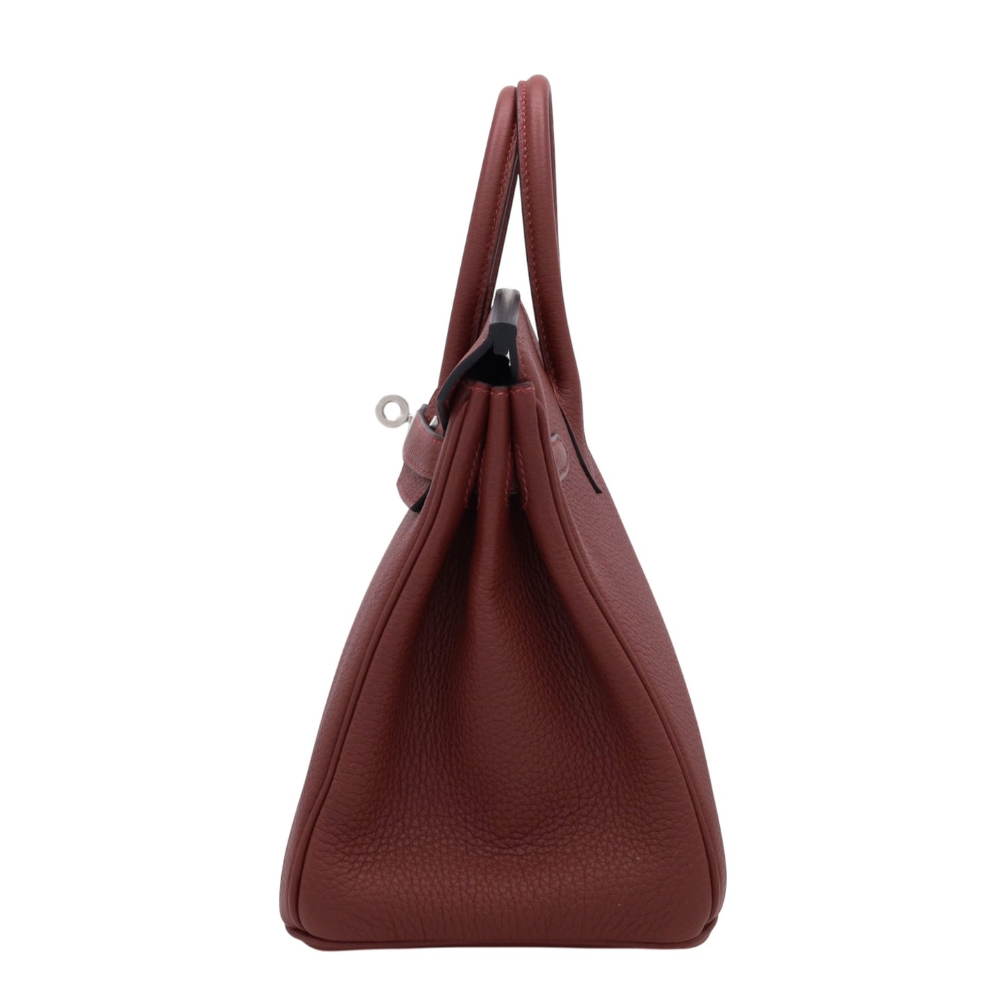 Birkin 25 Togo Rouge Ash SS K stamp