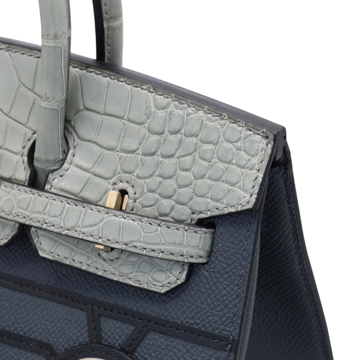 バーキン20　セリエ　フォーブル　ミッドナイト　アリゲーター　ヴォースイフト　ヴォーエプソン　グリミスティ　グリシマン　ブラック　オレンジ　シャンパンゴールド金具　K刻印