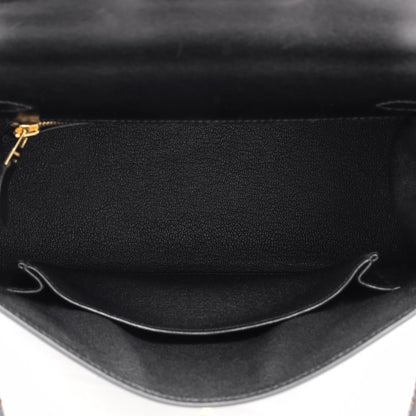 ケリー25　ボックスカーフ　ブラック　GP　W刻印